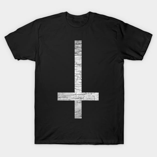 Inverted Cross Grunge T-Shirt by GAz